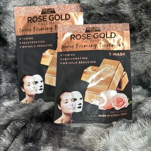 Rose Gold Face Mask 2 pack
